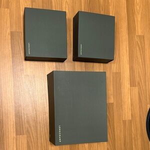 Longchamp Dark Green Box Set of 3